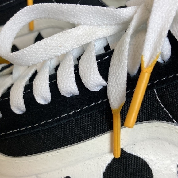 VANS NWT Drip Black Yellow White Men’s 10.5 Streetwear Custom Sneakers Skater - Picture 8 of 16